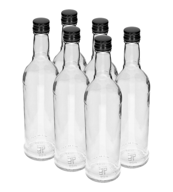 Butelka na wódkę Smukła 631545 6szt.500ml