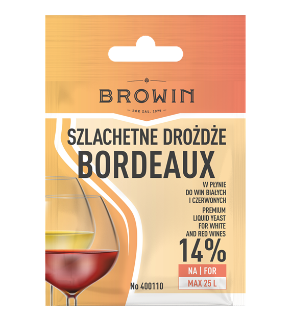Drożdże winiarskie płynne BORDEAUX 400110