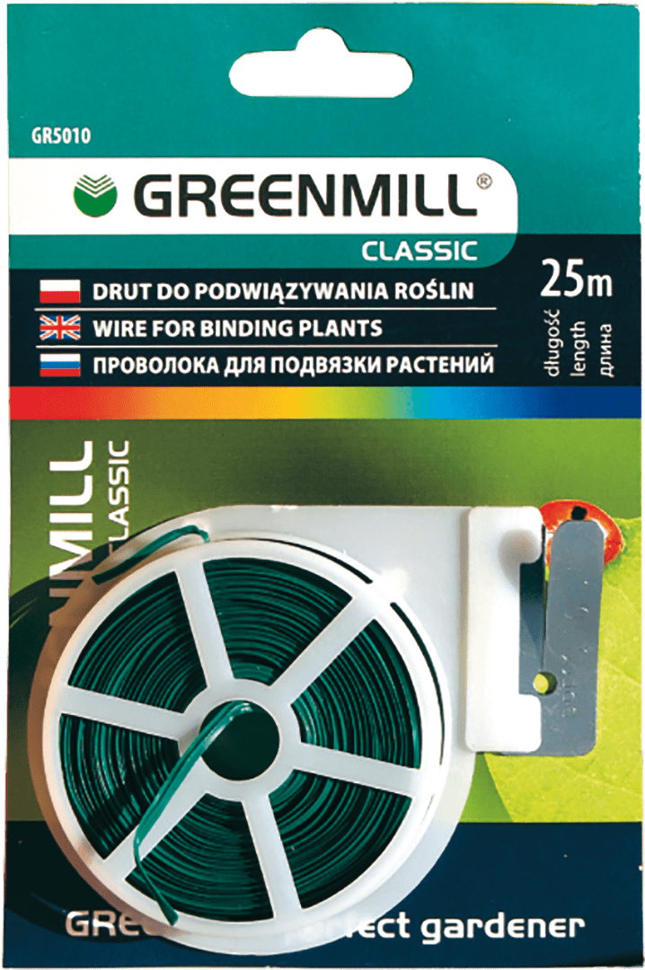Drut płaski z obcinaczem 25m GR5010