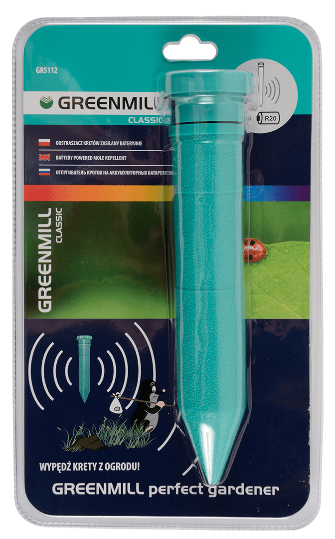 Odstraszacz kretów zasilany 2 bat.GR5112