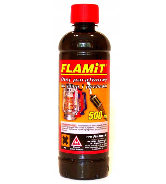 Flamit olej 0,5l  do lamp i pochodni /24/