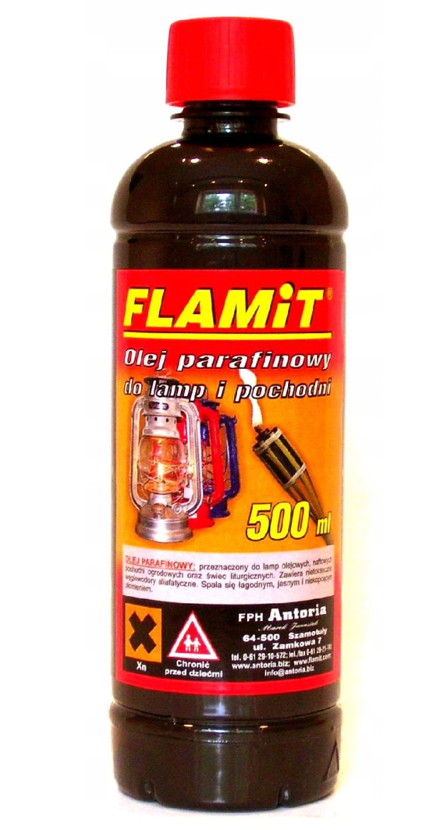 Flamit olej 0,5l  do lamp i pochodni /24/