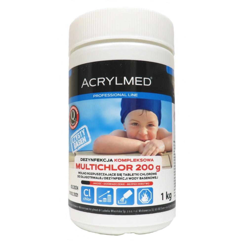 Acrylmed Multichlor tabletki 200g 1kg