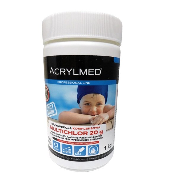 Acrylmed Multichlor tabletki 20g 1kg