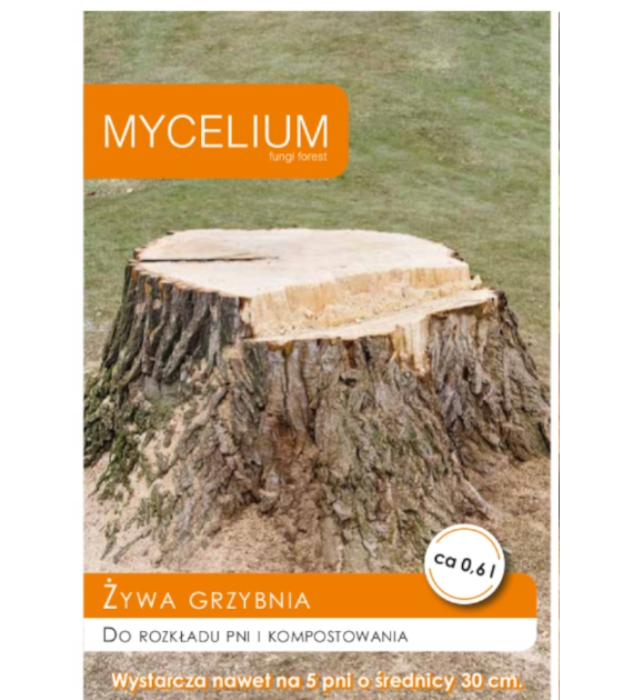 Grzybnia do rozkładu pni Mycelium 0,6l