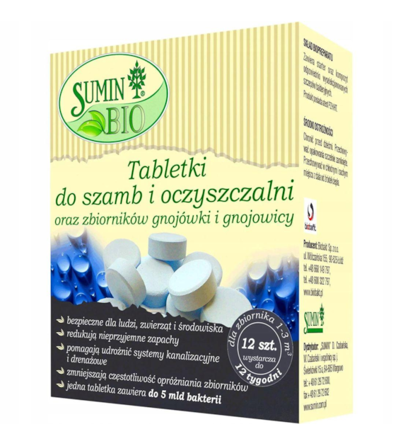 SUMIN BIOPREPARAT do szamb tabletka  A-6szt