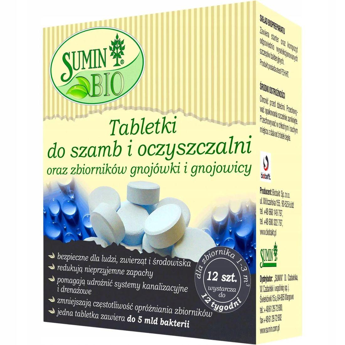 SUMIN BIOPREPARAT do szamb tabletka  A-6szt
