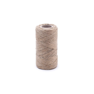 Nici lniane nabłyszczane szare 100g/120m