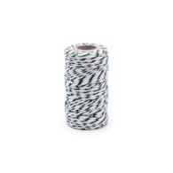 Sznurek bawełniany biało-kolor 100g/70m