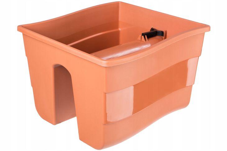 Doniczka Balustradowa FALA 30 PISTACJOWA