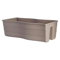 Doniczka Balustradowa FALA 60 ANTRACYT