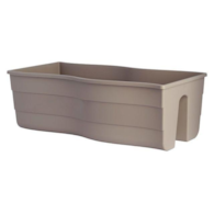 Doniczka Balustradowa FALA 60 ANTRACYT