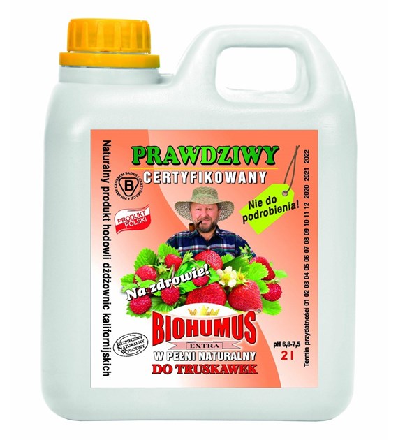 BIOHUMUS EXTRA do Truskawek i poziomek 2L