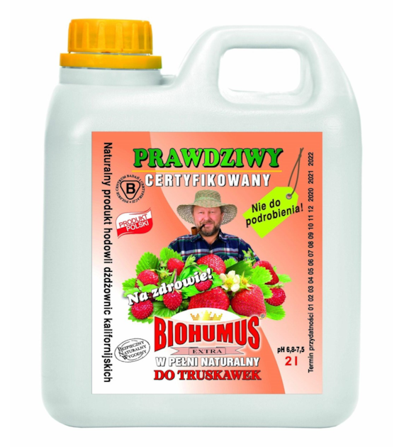 BIOHUMUS EXTRA Truskawka i poziomka 2L