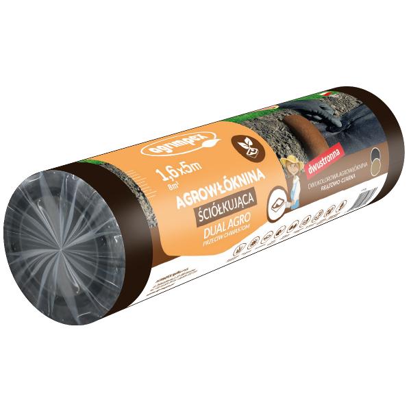 Agrowłóknina Dual-Agro brąz-czarna  P50 3,20x5m