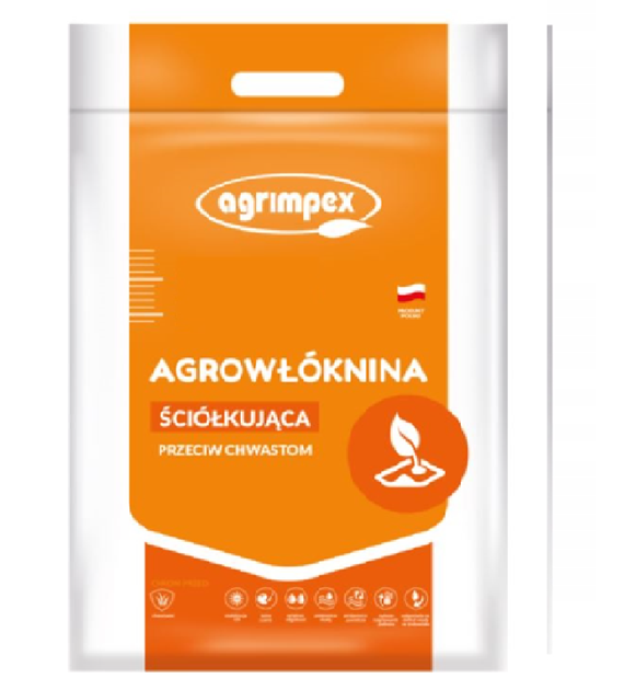 Agrowłóknina Dual-Agro brąz-czarna  P50 1,60x20