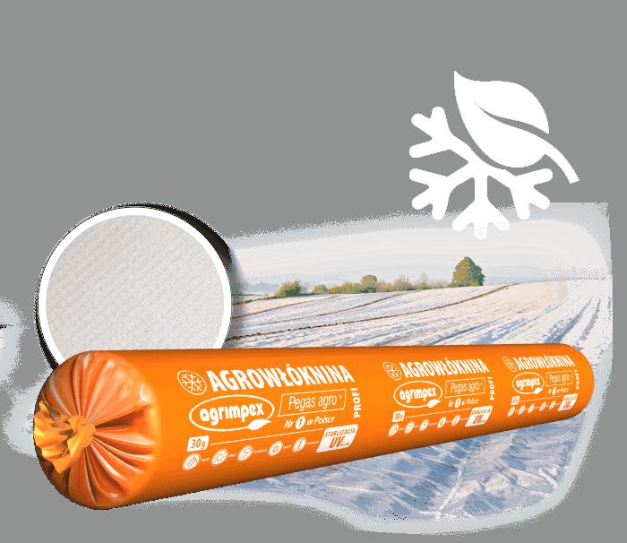 Agrowłóknina PEGAS P17 3.2x100m PRO biała