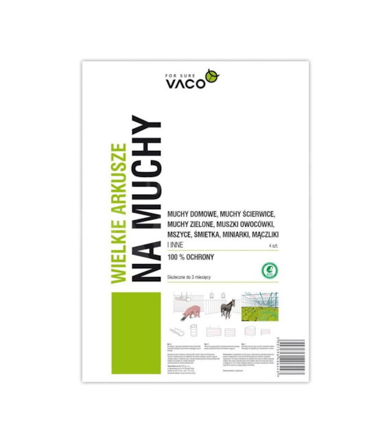 VACO ECO Mucholep duży 60x30cm  4szt.
