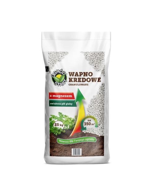 Wapno kredowe ogrodowe granulat 25kg