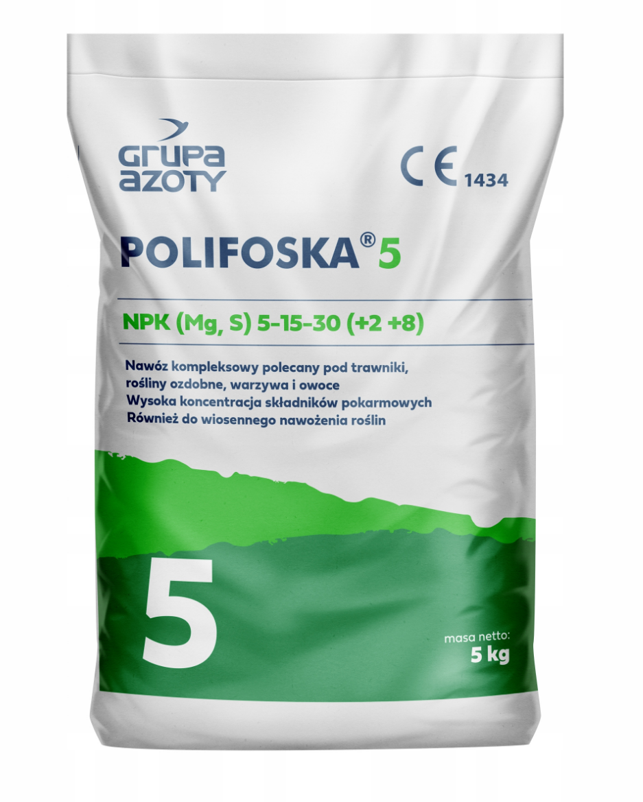 Polifoska Plus NPK (MgS) 5:15:30 (7-9) 5kg Nowa