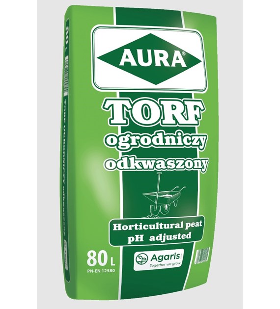 AURA Torf ogrodniczy ph 5.5-6.5 80l /33/