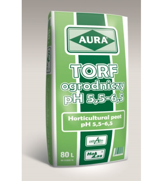 AURA Torf ogrodniczy ph 7,2-7,5 80l