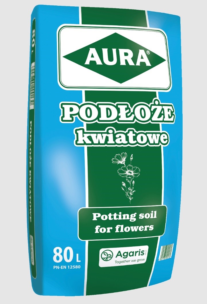 AURA Podłoże kwiatowe 80l /33/