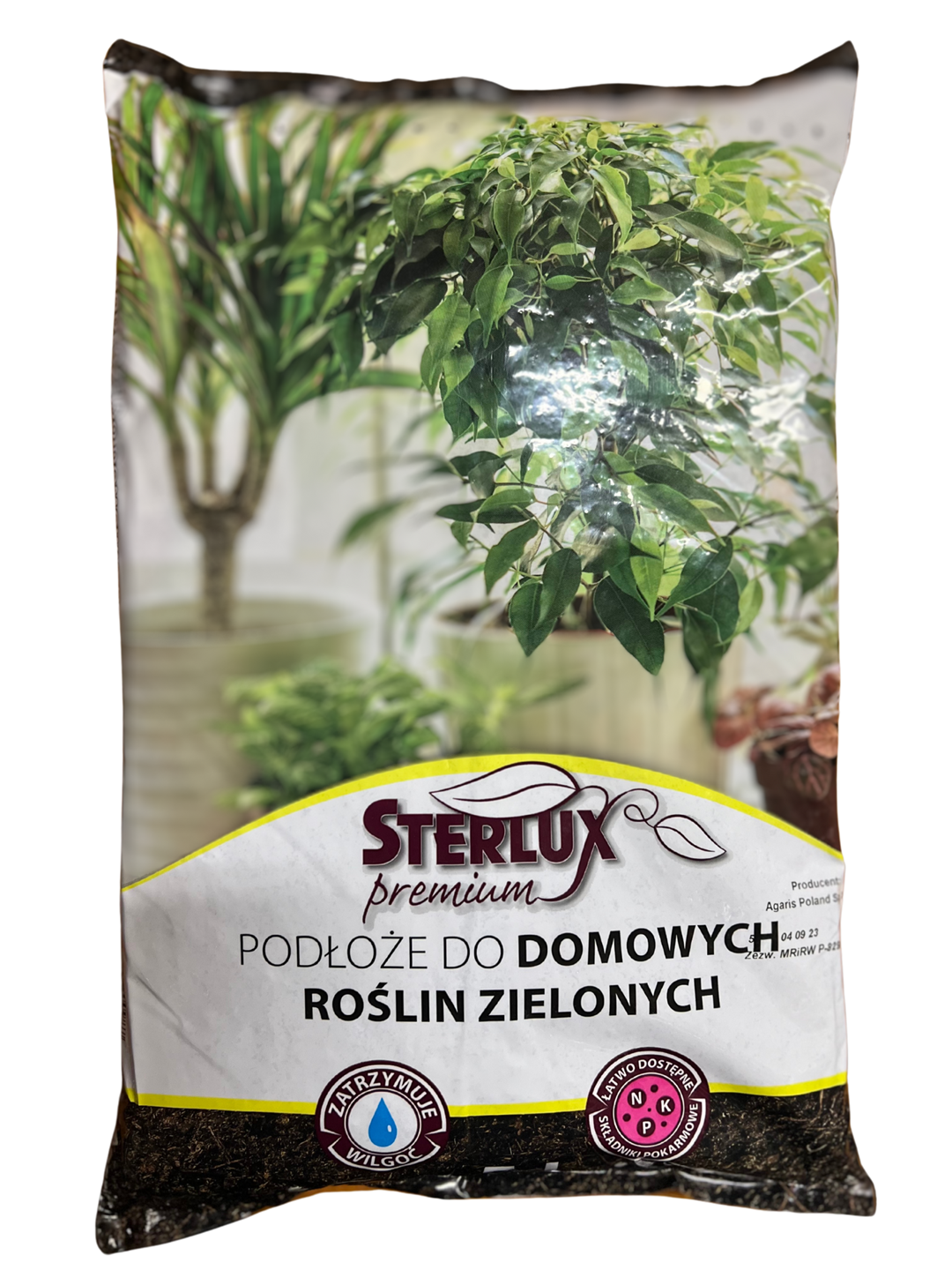 STERLUX Podłoże do dom. roślin zielonych 5l /120/