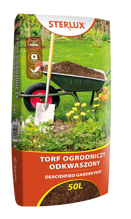 STERLUX Torf ogrodniczy ph 5,5-6,5 50l /48/