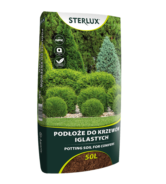 STERLUX Podłoże do krzewów iglastych 50l