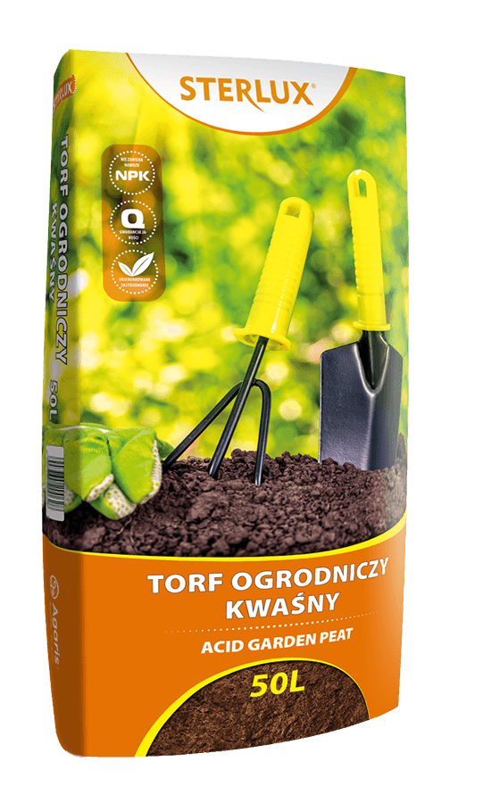 STERLUX Torf ogrodniczy ph 3.5-4.5 50l /48/