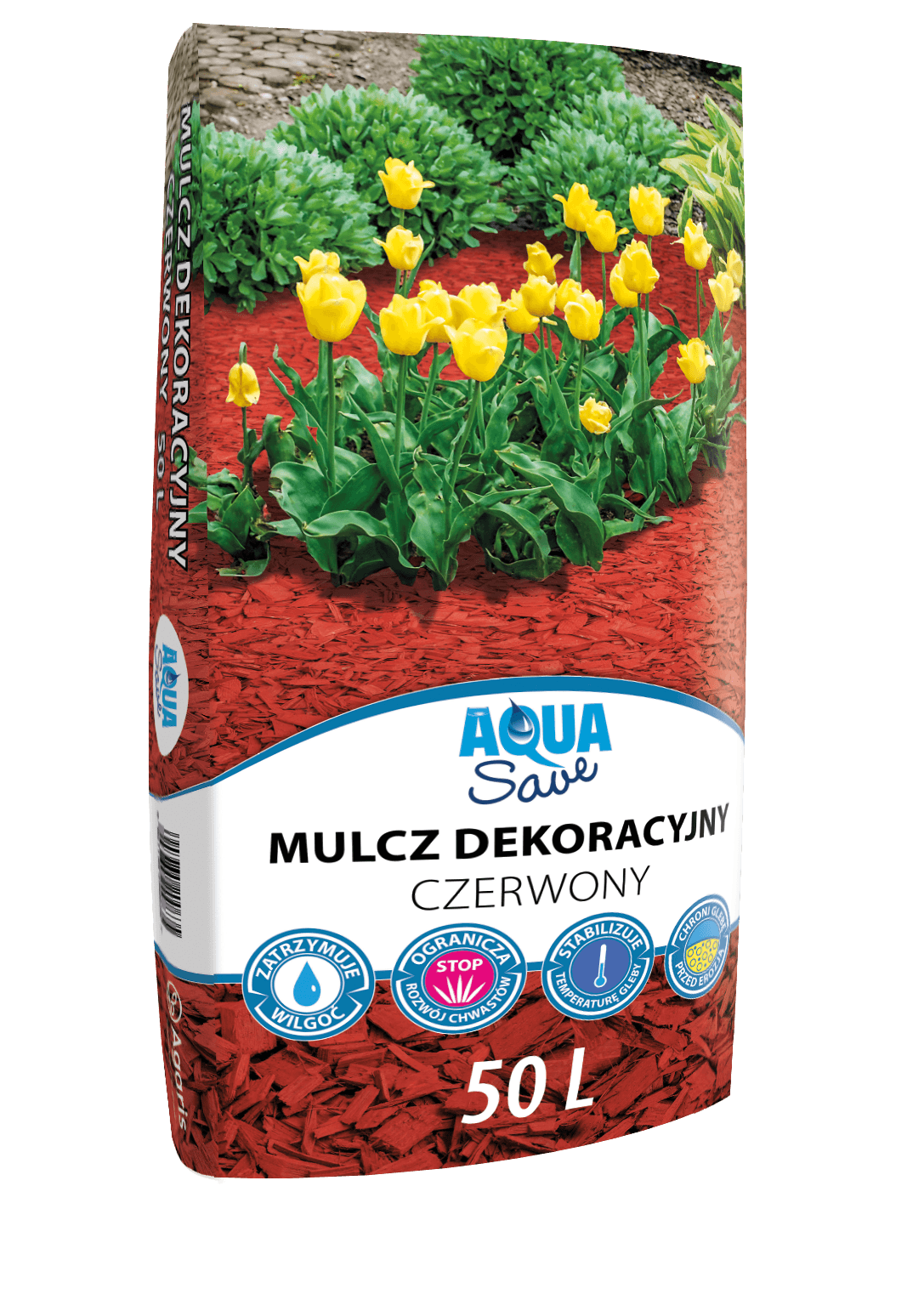 AQUA Mulcz dekoracyjny Czerwony 50l /48/