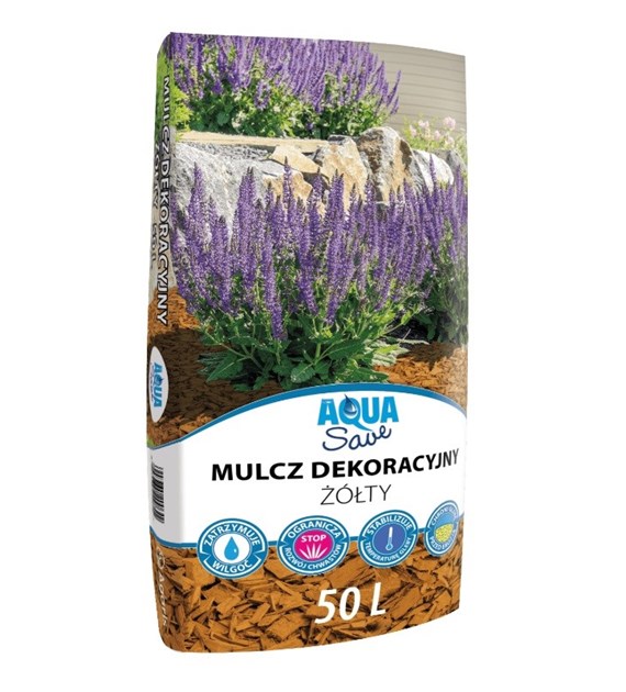AQUA Mulcz dekoracyjny Żółty 50l /48/