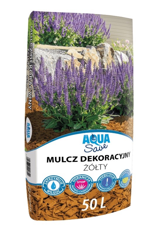 AQUA Mulcz dekoracyjny Żółty 50l /48/