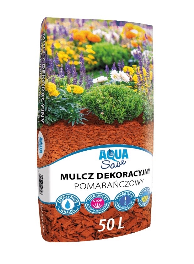 AQUA Mulcz dekoracyjny pomarańczowy 50l /48/