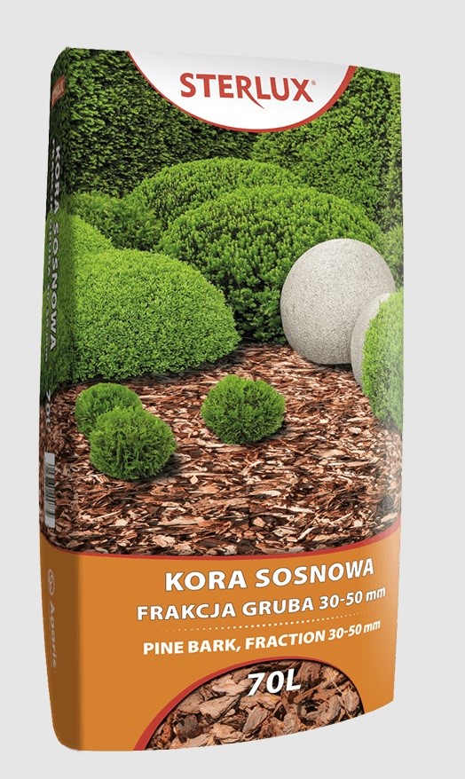 STERLUX Kora sosnowa frakcja gruba 30-50 70l /39/