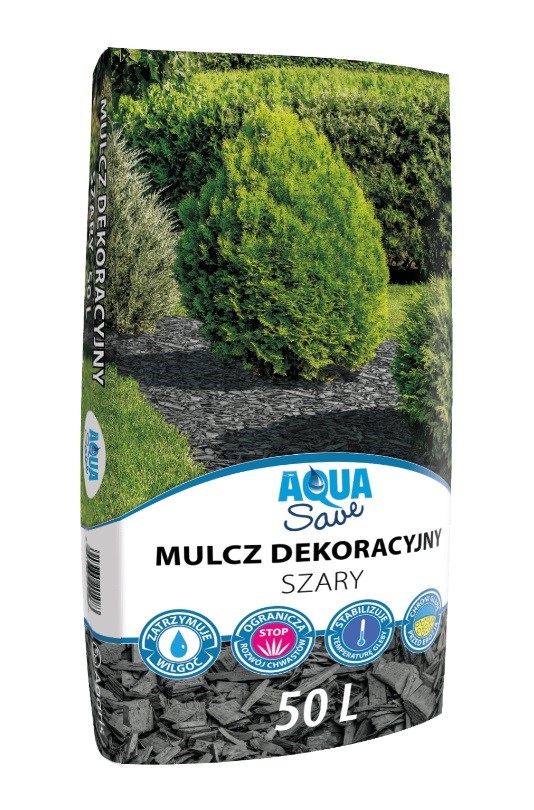 AQUA Mulcz dekoracyjny szary 50l /48/