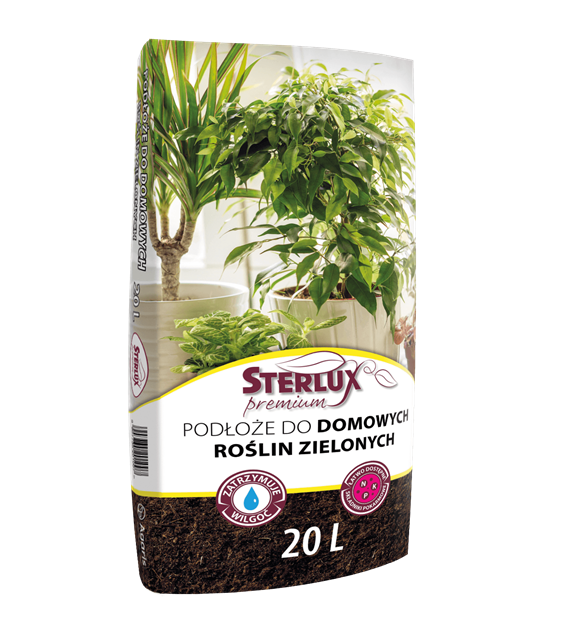 STERLUX PREM Podłoże do dom. roślin ziel.20l /120/