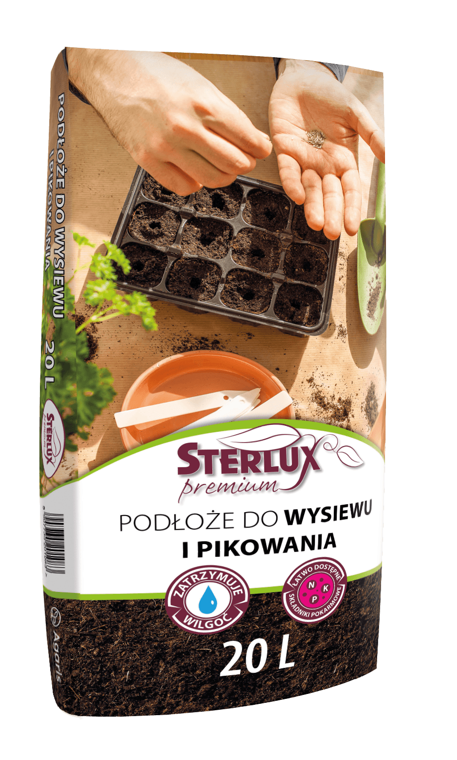 STERLUX PREM Podłoże do wysiewu. i pikow. 20l /120
