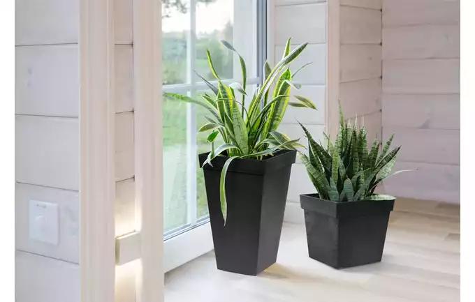 Doniczka Symphony 30x30 czarna MULTY HOME