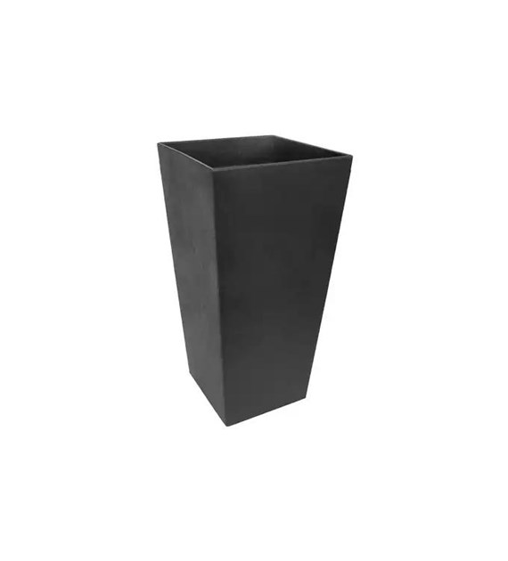 Duża donica czarna 50cm SONATA MULTY HOME