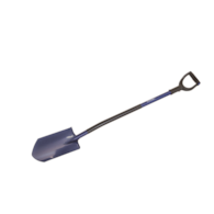 BIG Szpadel ostry trzon metalowy LOM