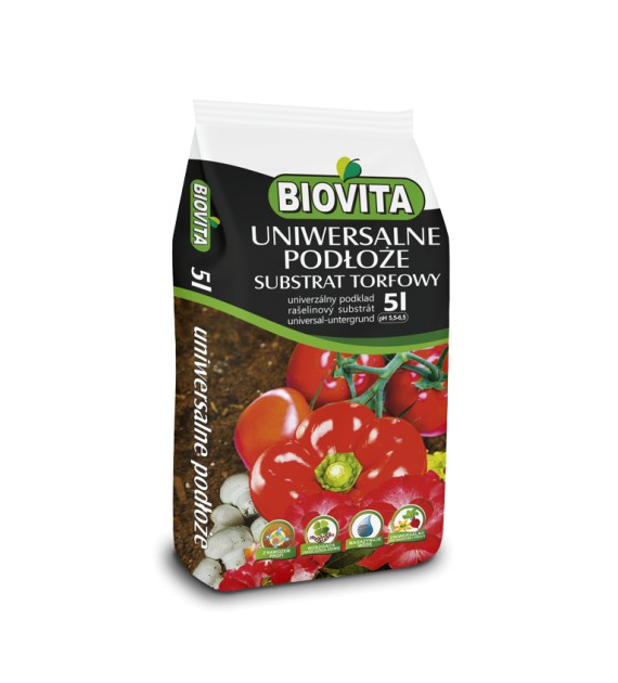 Biovita Substrat torfowy 5l ziemia uniwersalna /10