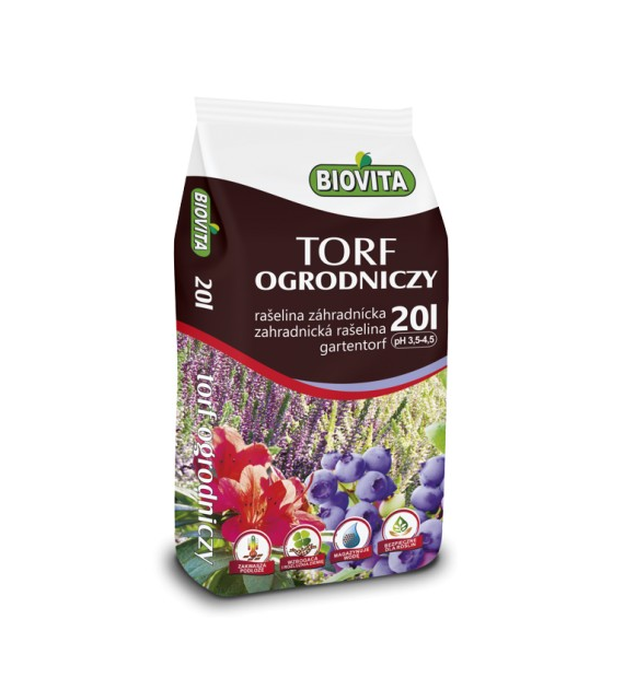 Biovita Torf ogrodniczy kwaśny 20l /120/
