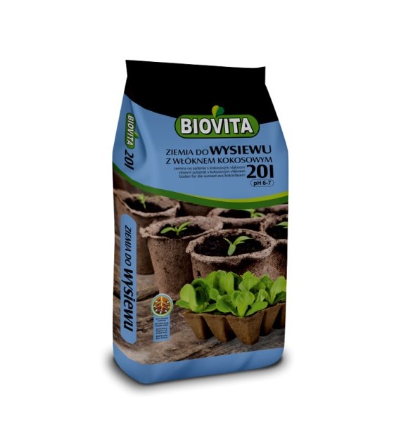 Biovita podłoże do wysiewu z włóknem Kokos 20l/120