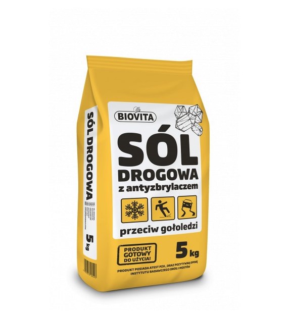 Sól drogowa przeciw gołoledzi 5 kg