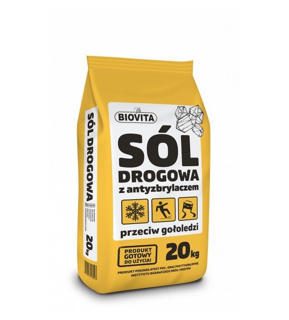 Sól drogowa przeciw gołoledzi 20 kg /60/