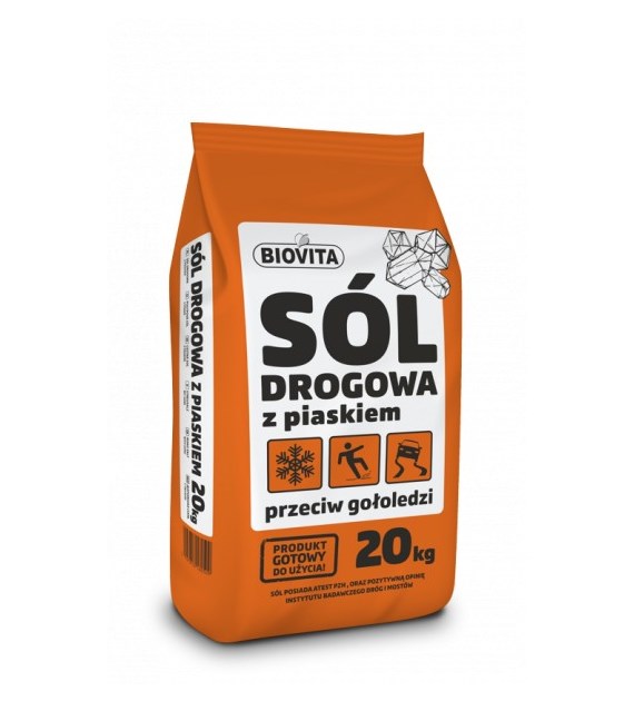 Sól drogowa przeciw gołoledzi z pias. 20 kg /60/