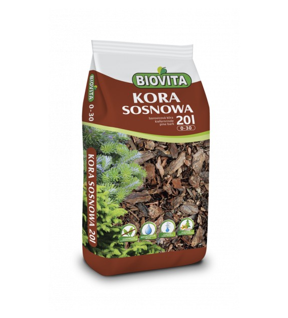 Biovita Kora Sosnowa mielona 0-30 20l /120/