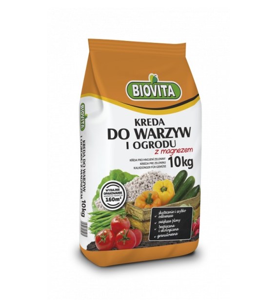 Biovita Kreda do warzyw i ogrodu z Mg 10kg /100/